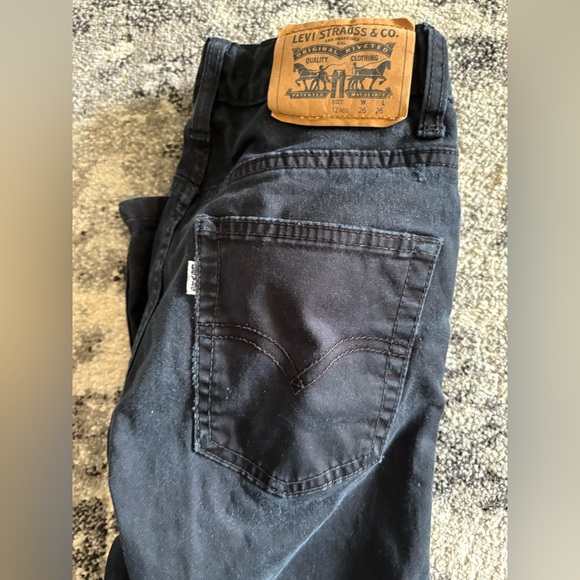 Levi's Boys Dark Blue Jeans 511 slim fit 12 regular - Picture 1 of 4